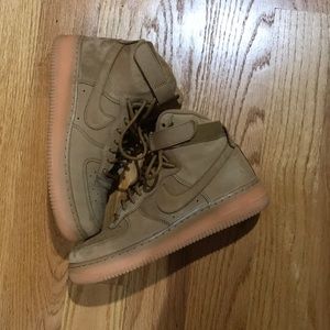 Womens af1 high wheat
